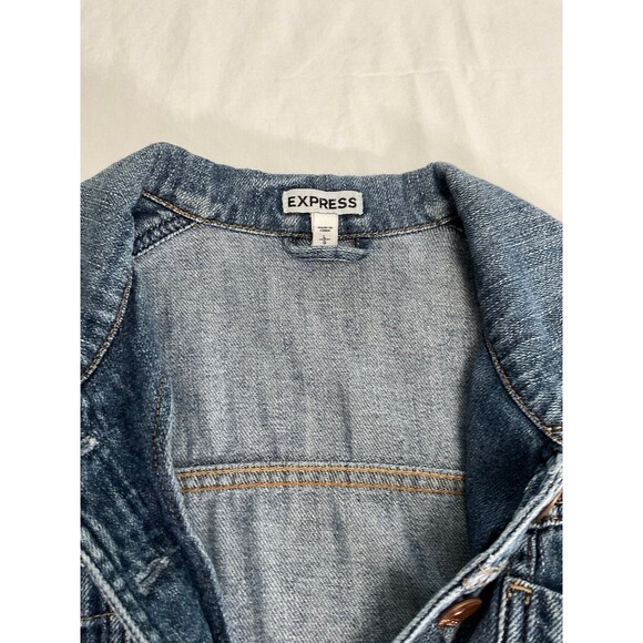 Women's Blue Jean Jacket from Express - Picture 5 of 6